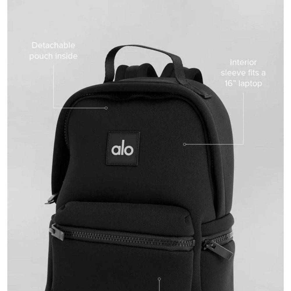BNWT ALO Yoga Stow Backpack with Detachable Pouch MSRP $328